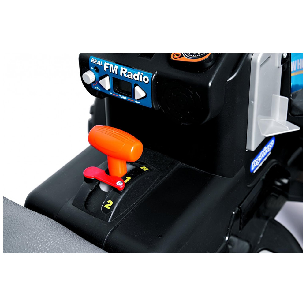 Trator com Reboque Elétrico Infantil Peg Perego New Holland T8 12 Volts Azul - Imagem 8