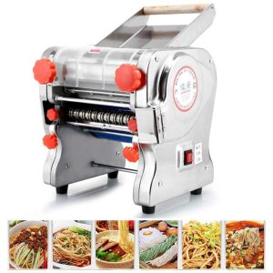 Máquina de Macarrão Elétrica Hengwei 750W Aço Inox 110v ELE ELEOPTION Prateado