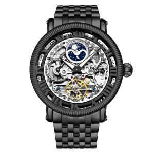Relógio Masculino Stuhrling 3922.5 Automático 48mm Preto