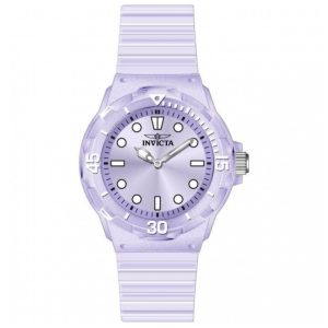 Relógio Feminino Invicta Celestial 35mm Transparente Roxo 49206