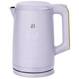 Chaleira elétrica Beautiful 17L lavanda com display touch 4 programas de temperatura modo manter aquecido 1500W 110V