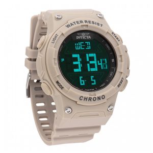 Relógio Masculino Digital Invicta Racing 52mm Marrom Claro 47526