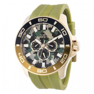 Relógio Masculino Invicta Pro Diver Impact 50mm Verde Oliva 46036