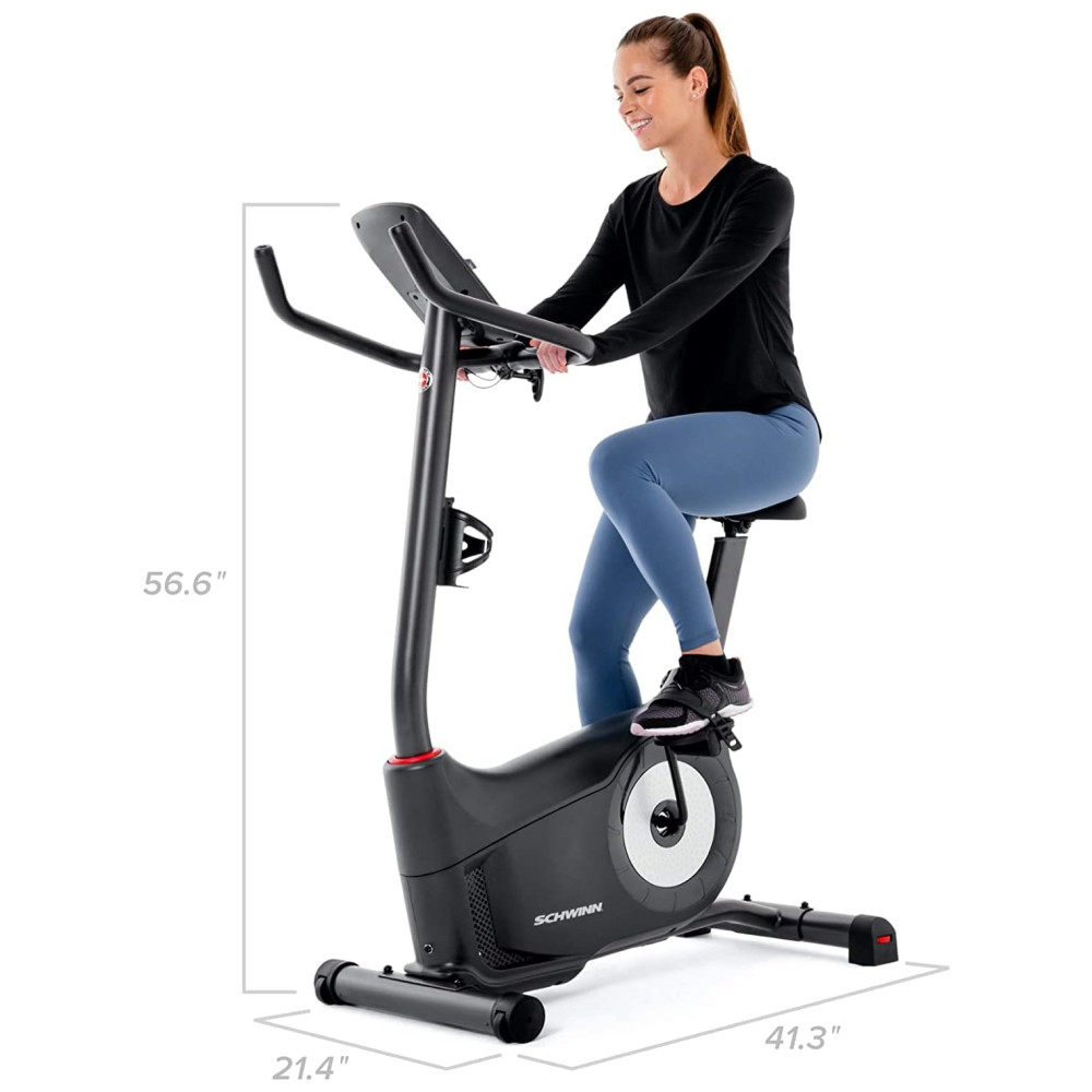 Schwinn Upright Bicicleta Ergométrica com Tela LCD e 16 Níveis de Resistência 110V - Imagem 3