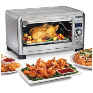 Forno Elétrico de Bancada com Visor LCD e Sonda 1500W 110v HAMILTON BEACH PROFESSIONAL 31243 Prateado