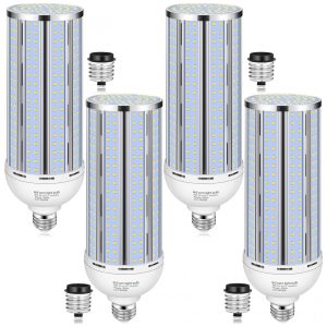 Conjunto de 4 Lâmpadas de LED de Milho 150W Design sem Ventoinha 5000K Luz do Dia Equivalente a 1500 Watts Base Mogul Grande E26E39 XYCN