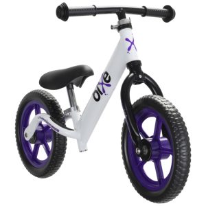 Bicicleta sem Pedal de Alumínio Leve para Crianças de 2 a 5 Anos Bixe Roxa