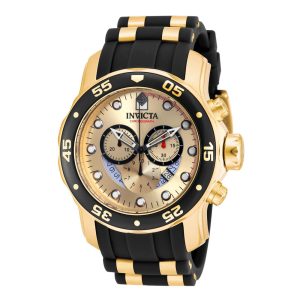 Relógio Masculino Pro Diver SCUBA Invicta 17566 Preto e Dourado