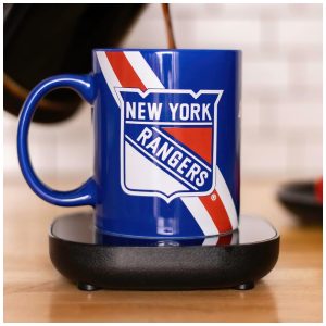 Aquecedor de Caneca Tema Uncanny York com Desligamento Automático Inclui Caneca 16W Uncanny Brands Azul