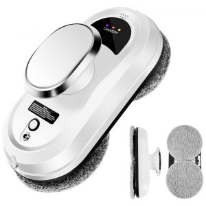 Robô Limpa Vidros Inteligente com Sucção Forte 5600PA e Controle Remoto Bivolt CHOVERY Branco