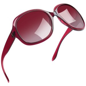 Óculos de Sol Feminino com Proteção UV Joopin B18 Rosa Transparente