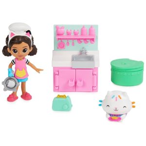 Hora do Lanche Cozinha da com 5 Acessórios para Crianças a partir de 3 anos GABBYS DOLLHOUSE 6063574 Rosa