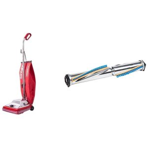 Aspirador de Pó Profissional com Rolo Escova de Metal 110V Sanitaire SC886G Vermelho