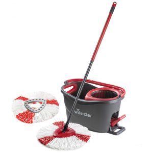 Mop Giratório com Balde e Refil Extra de Microfibra Vileda