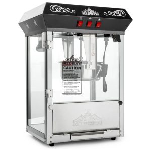 Máquina de Pipoca Retro com Panela de 350g Metal 120V 850W Olde Midway Preta