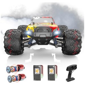 Caminhote de Controle Remoto para Adultos Off Road 118 Escala Até 30 km por hora Recarregável DEERC Vermelho