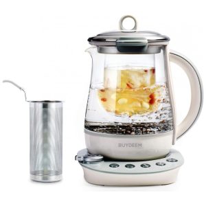 Chaleira Elétrica 15 Litros 9 em 1 com Preparo Programável 110V 1000W BUYDEEM K2683 Azul