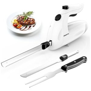 Faca Elétrica para Cortar Carnes Aves Pães Esponjas de Artesanato e MaisKEENSTAR