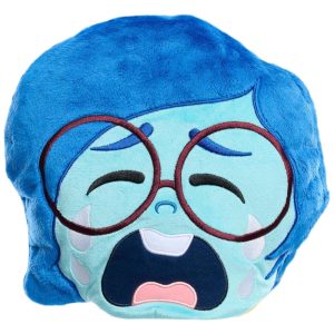 Pelúcia Reversível Dupla Divertida Mente 2 Personagem Medo e Alegria para Crianças a Partir de 3 Anos