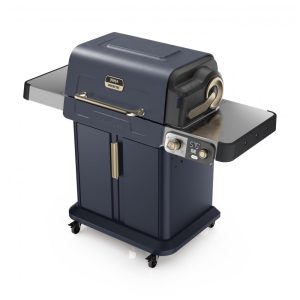 Churrasqueira Ninja FlexFlame 3 Queimadores Gás Propano e Elétrica 5 em 1 Azul 400W 110V