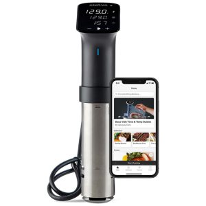 Termocirculador Fogão de precisão Sous Vide Pro 1200 Watts Metal 110v ANOVA CULINARY Preto