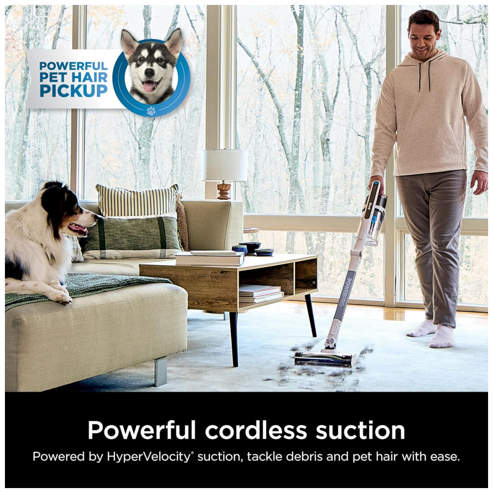 Aspirador de Pó sem Fio Shark PowerPro Flex Reveal Plus Tecnologia DirtReveal FloorDetect Filtro HEPA para Carpetes e Pisos Duros - Imagem 2