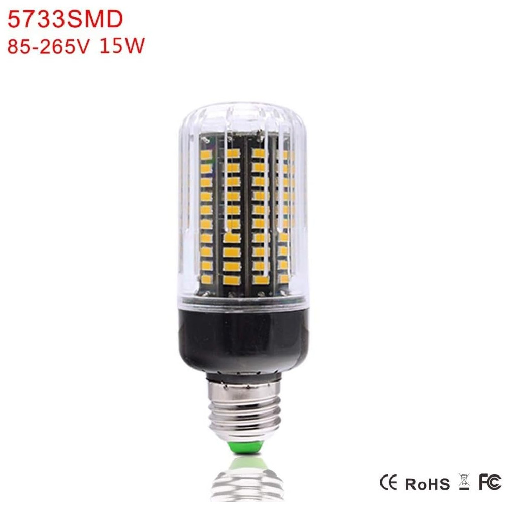 Fengyan Home Bulbs 1pcs Lâmpada LED Corn 15W E14 85-265V Luz Quente Spot SMD 5733 sem Flicker para Iluminação Residencial Econômica ,GSYFDZSWZX - Imagem 3