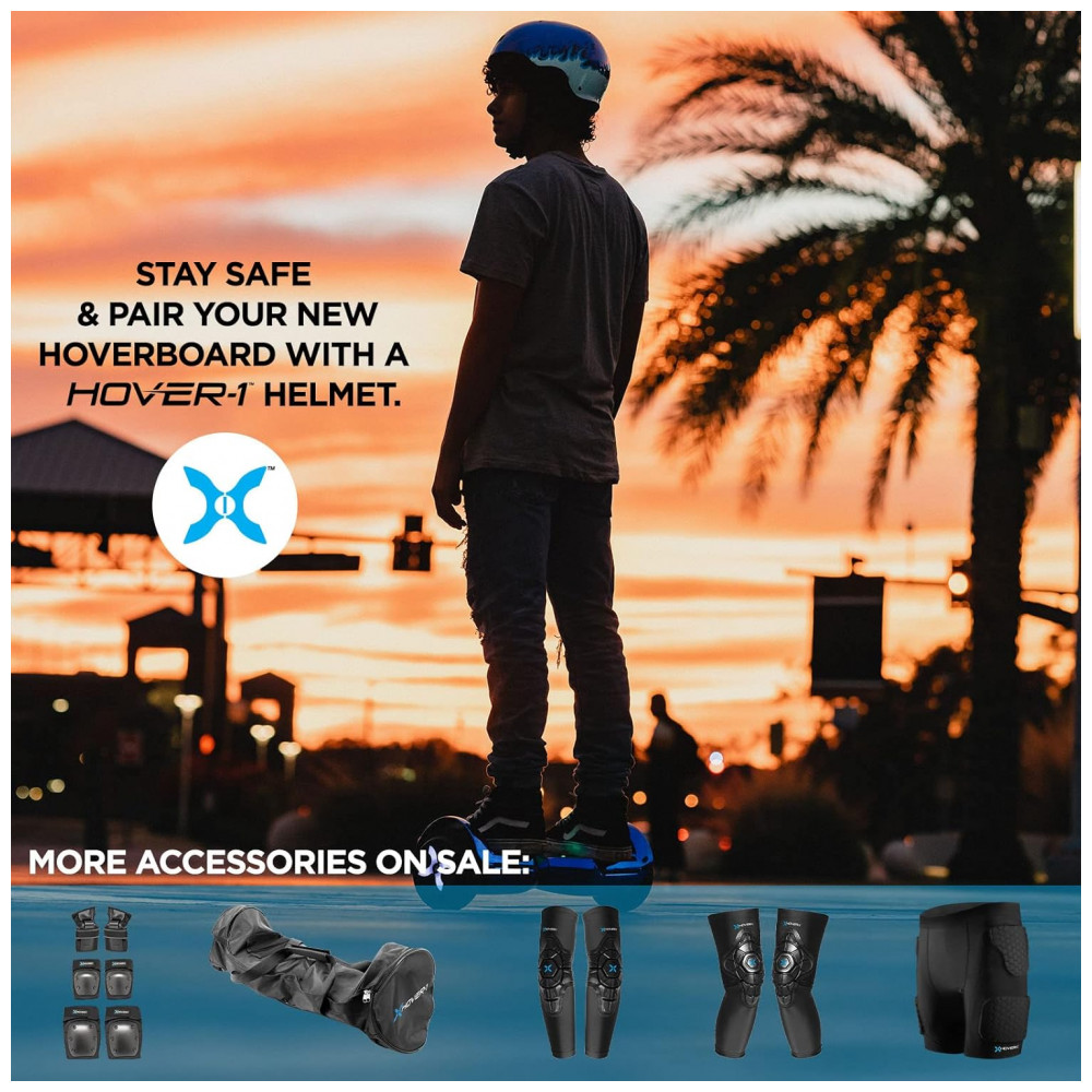 Hoverboard Elétrico Hover-1 Ultra Autossegurável 16 km/h, Alcance 19 km, Motor 500W, Bateria Íon-Lítio, Carga 4h, Modos Iniciante a Expert - Imagem 6