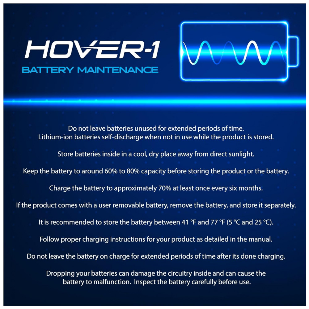 Hoverboard Elétrico Hover-1 Ultra Autossegurável 16 km/h, Alcance 19 km, Motor 500W, Bateria Íon-Lítio, Carga 4h, Modos Iniciante a Expert - Imagem 7