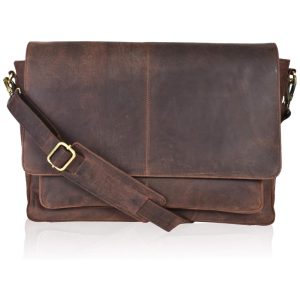 Bolsa Pasta de Couro para Laptop CLIFTON HERITAGE Marrom