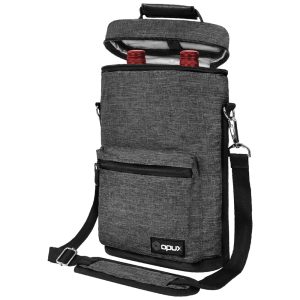 Porta-Garrafas Térmico para 2 Garrafas de Vinho OPUX Bolsa Isolante para Viagens e Piqueniques Case Acolchoado à Prova de Vazamentos Presente Ideal.