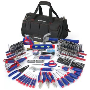 Kit Mala de Ferramenta 322 Peças Profissional WORKPRO W009037A Azul Escuro