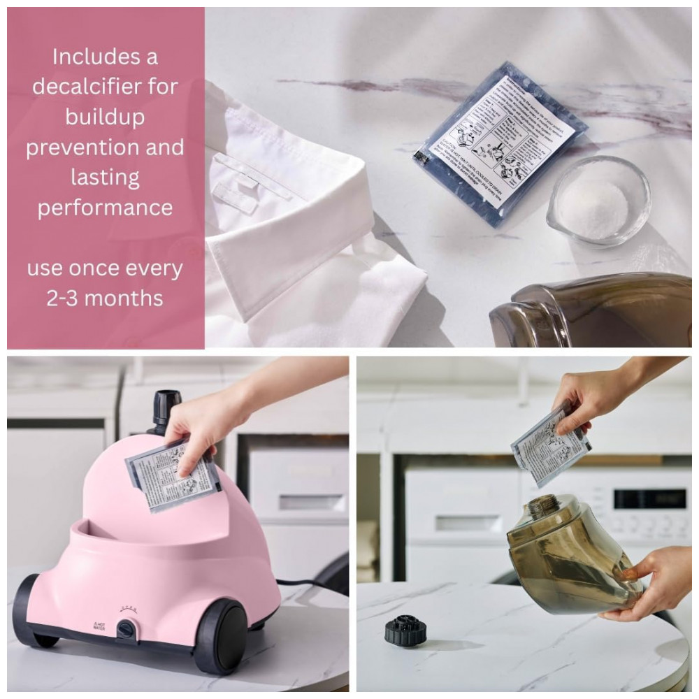 SALAV GS18DJ: Passadeira,Steamer e Vaporizador de Roupas Vertical com Rodas para Movimentação Fácil, - Imagem 6