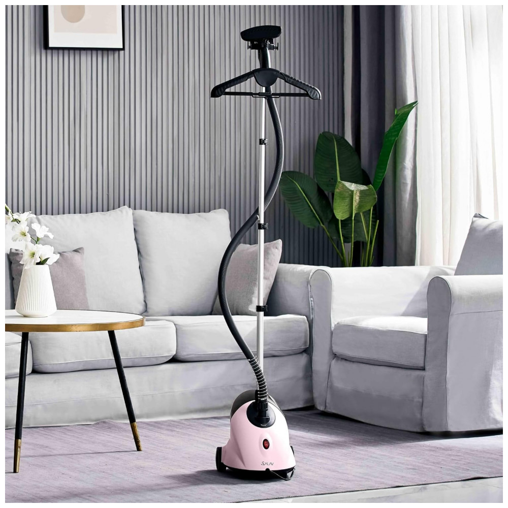 SALAV GS18DJ: Passadeira,Steamer e Vaporizador de Roupas Vertical com Rodas para Movimentação Fácil, - Imagem 9
