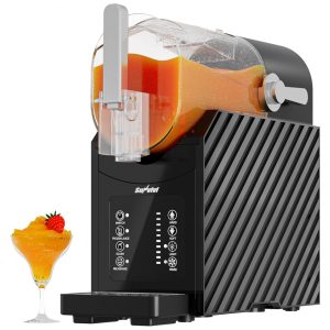Máquina de Raspadinha Sunvivi para Casa 257 litros com Função de Autolimpeza Criador Profissional de Bebidas Geladas com Suco Congelado