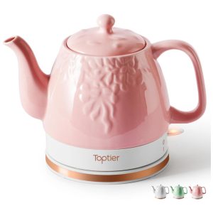 Chaleira Elétrica 1L com Desligamento Automático 110V 1200W Toptier Rosa