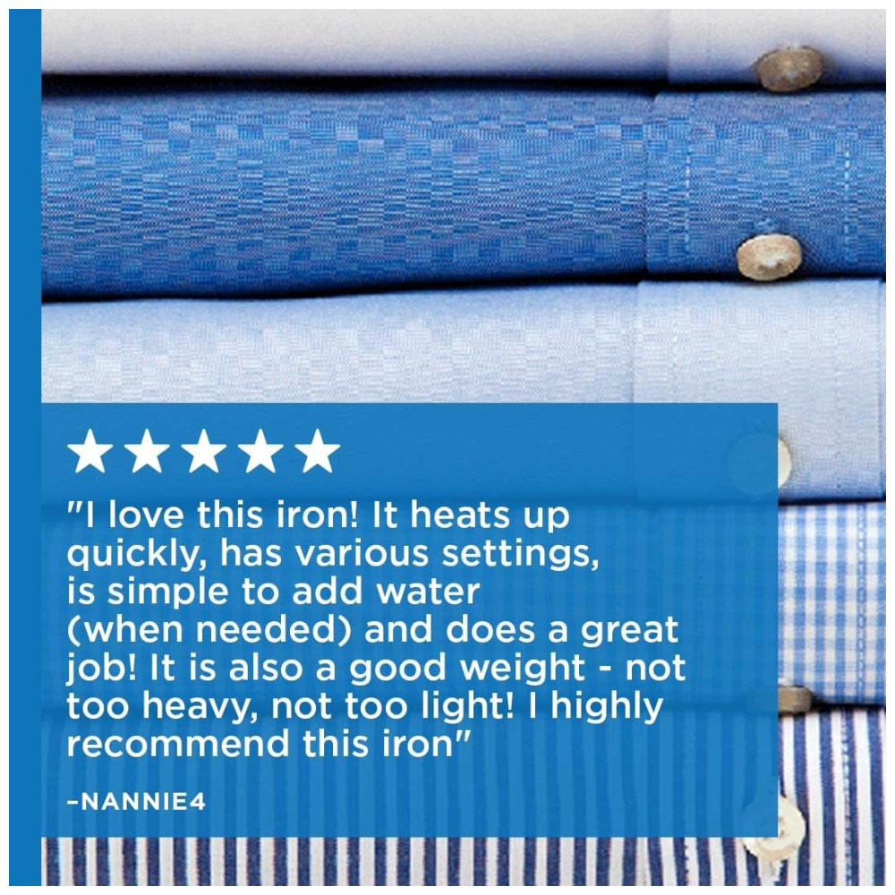 Rowenta DW8360U1 Ferro de Passar a Vapor c Desligamento Automático 1775W 110W Preto - Imagem 8