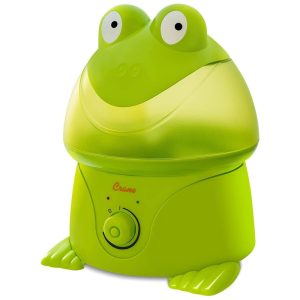 Umidificador Ultrassônico 37L com Tema de Sapo Configurações Ajustáveis e Desligamento Automático para Ambientes até 46m2 110V CRANE Verde