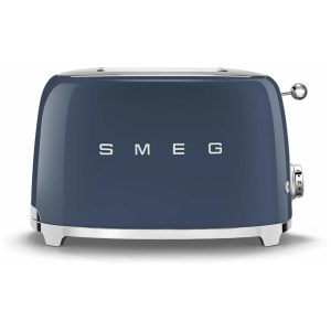 Torradeira SMEG 2 Fatias com 6 Configurações e Função de Descongelamento Azul Marinho