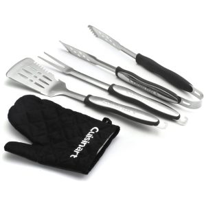 Conjunto de ferramentas de grelha com luva preto 3 peças CUISINART CGS 134BL Preto