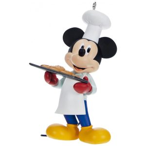 Enfeite Natalino Hallmark Keepsake Disney Mickey Mouse Chef All About Mickey! Série #2 Plástico 43x70x49 cm