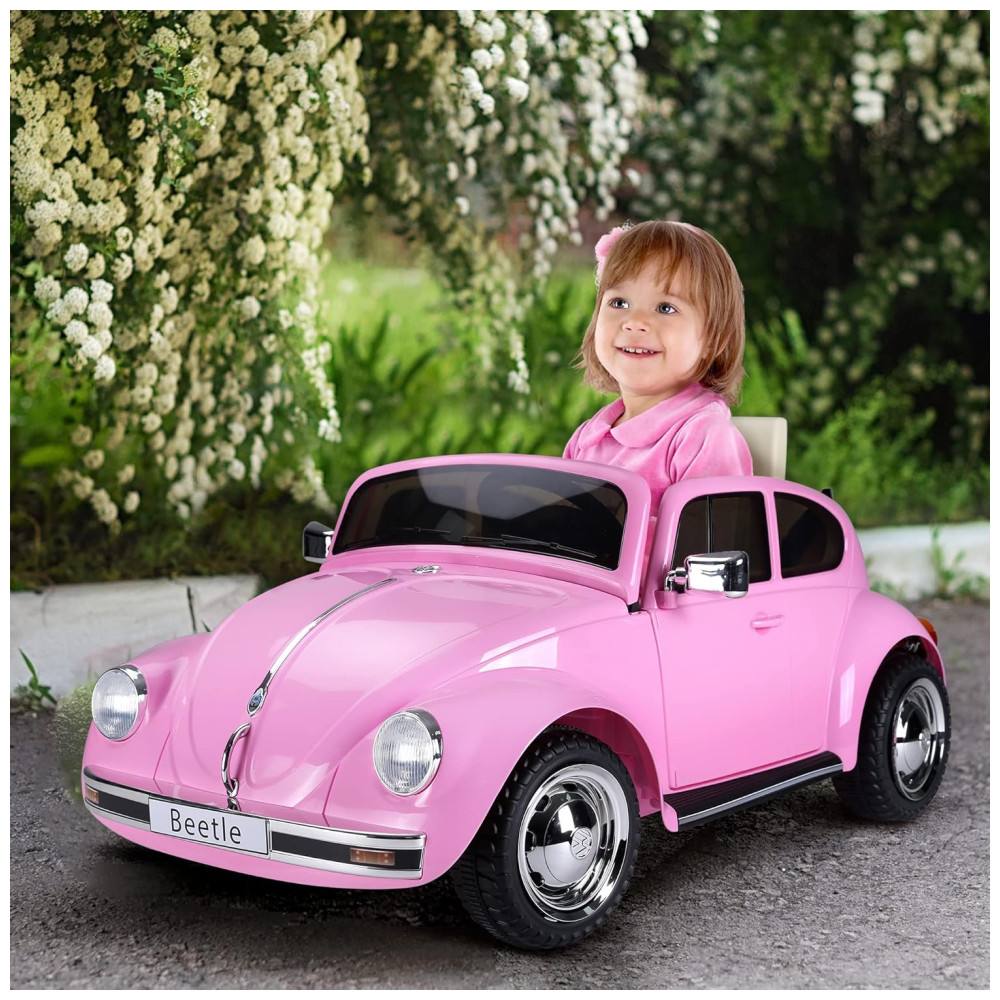 Aosom Carro Carrinho Elétrico 1 Assento 6V com Luzes de LED e Controle Remoto Rosa - Imagem 2