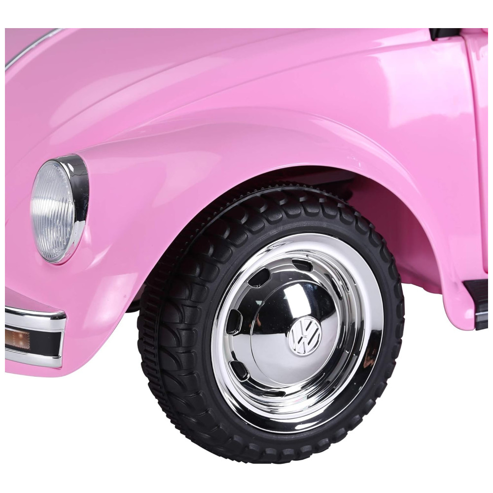 Aosom Carro Carrinho Elétrico 1 Assento 6V com Luzes de LED e Controle Remoto Rosa - Imagem 8