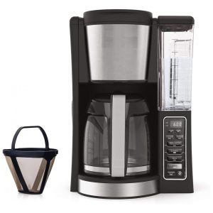 Máquina de Café Programável Ninja 12 Copos Estilo Clássico e Rico Reservatório 177 L Extração Térmica Filtro Permanente Preto/Aço Inox CE251 110VGeneric