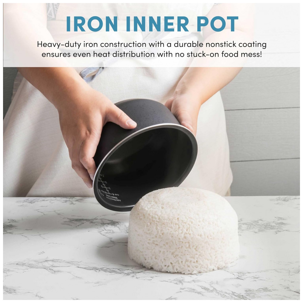 Panela de Arroz 3 Litros com Indução 360 e Multicooker 110V 850W AROMA ARC7606GR Cinza - Imagem 7