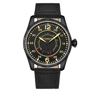 Relógio Masculino Stuhrling Aviador 4002 Quartzo 44mm Preto