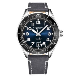 Relógio Masculino Stuhrling 3989 Quartzo 42mm Cinza