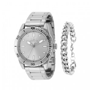 Relógio Masculino Invicta Specialty 43mm Aço Com Conjunto de Pulseiras 48307