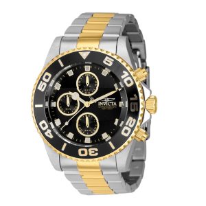 Relgio masculino profissional - 43 mm. Ao. Ouro ZG-43407 Invicta