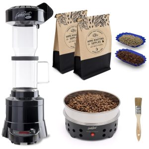 Torrador de Café Fresco até 1 kg para Uso Doméstico 110V Preto